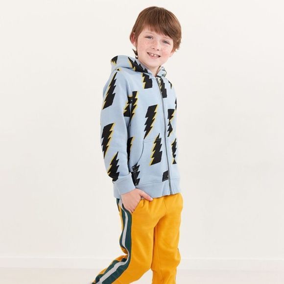 Hanna Andersson Other - Hanna Andersson Print Faux Shearling Lined Hoodie